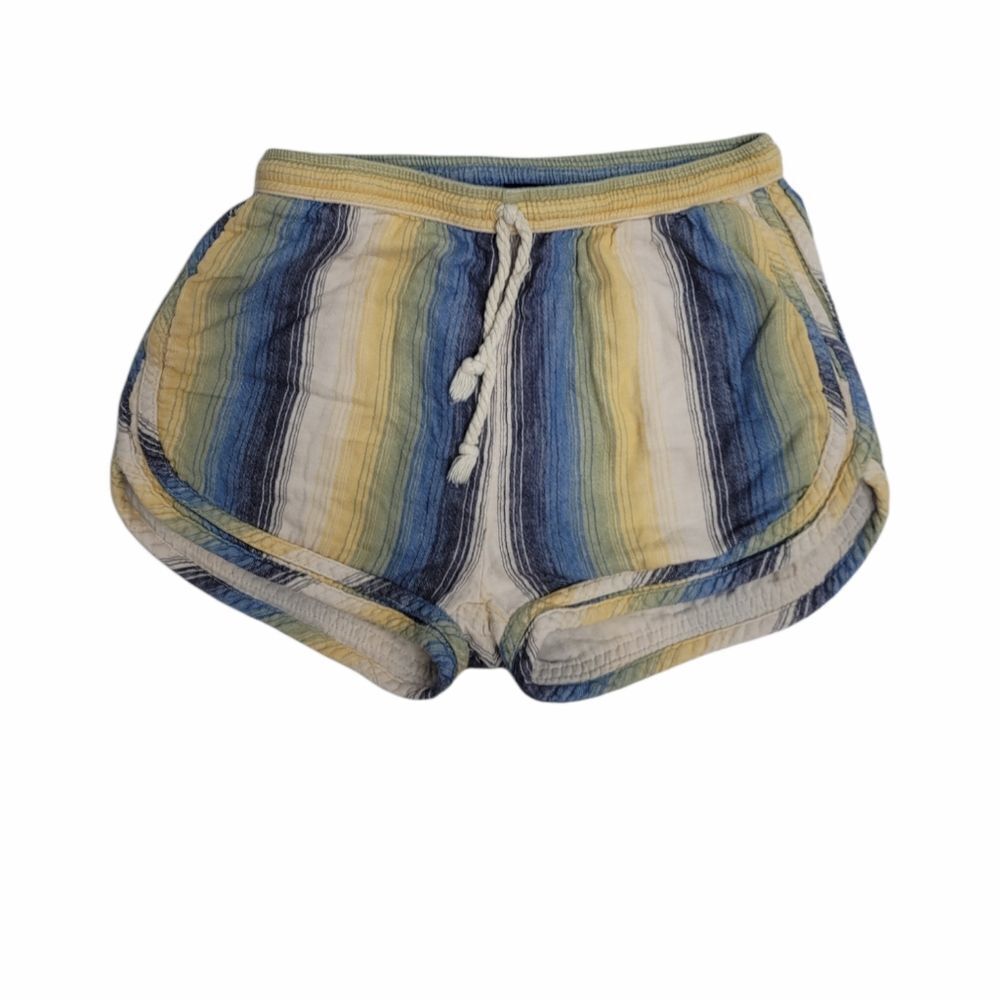 WARM x BARNEYS NY shorts striped pull on cotton‎ elastic waist S